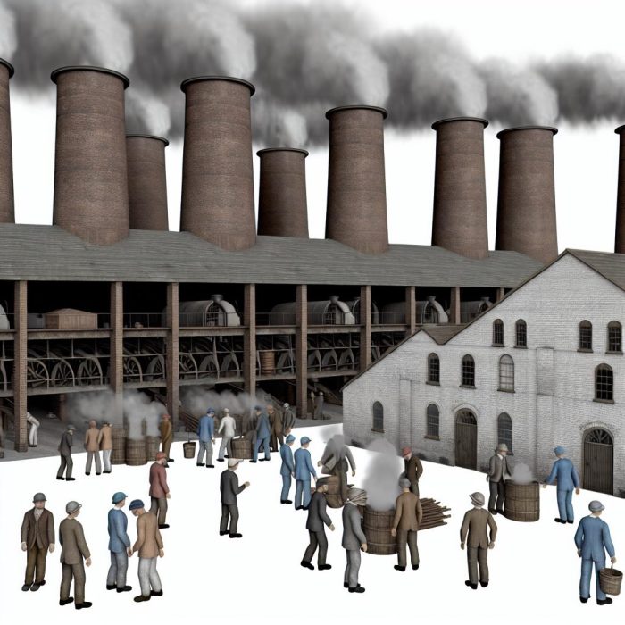 Steam-powered mills