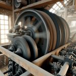 Belt-driven machinery in mills