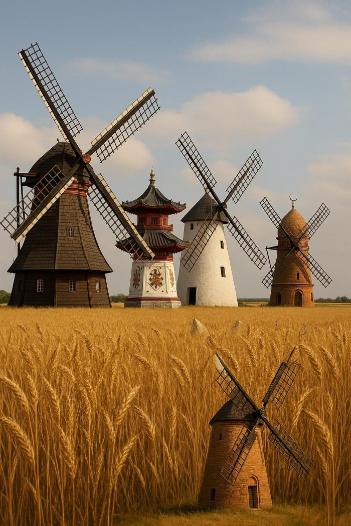 Symbolism of windmills in different cultures