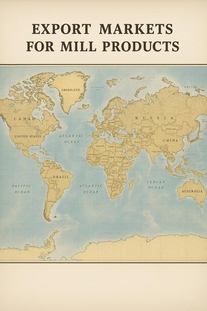 Export markets for mill products
