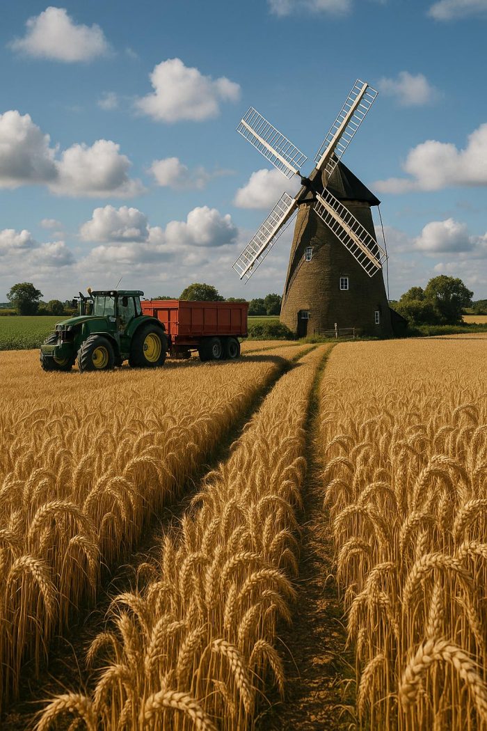 Agricultural dependency on mills