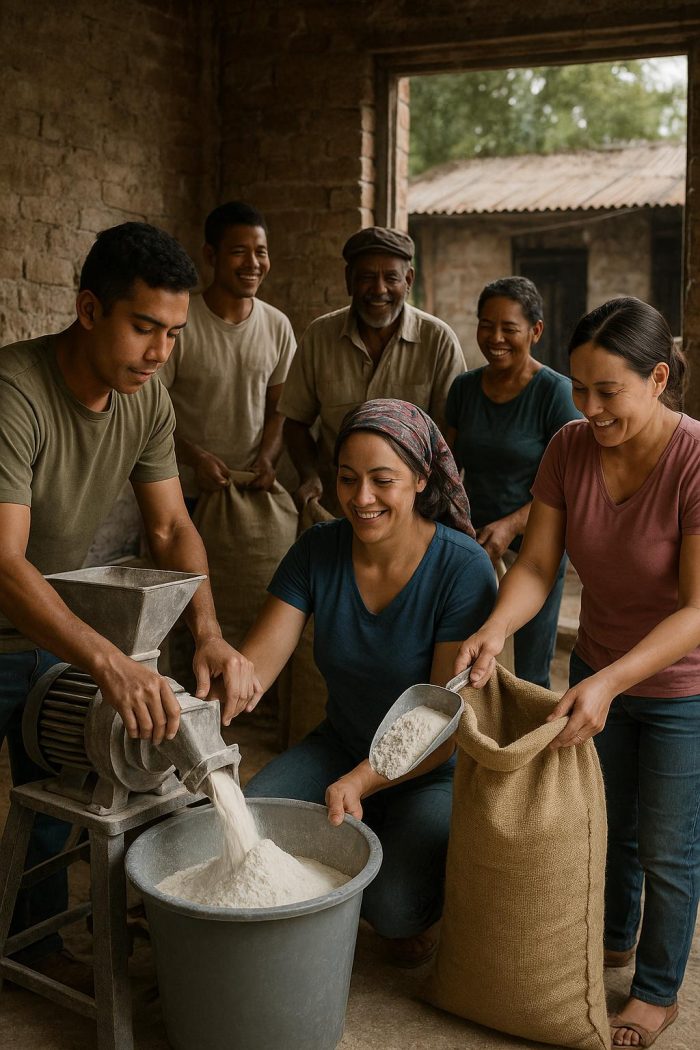 Small-scale mills and community enterprises