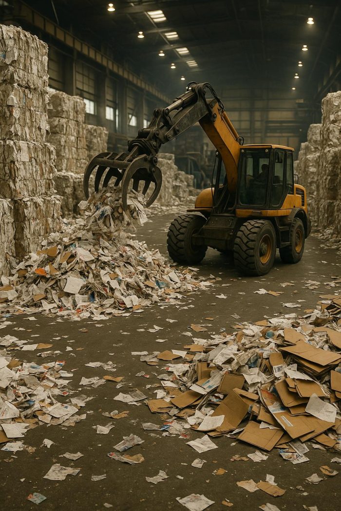 Recycling in paper mills
