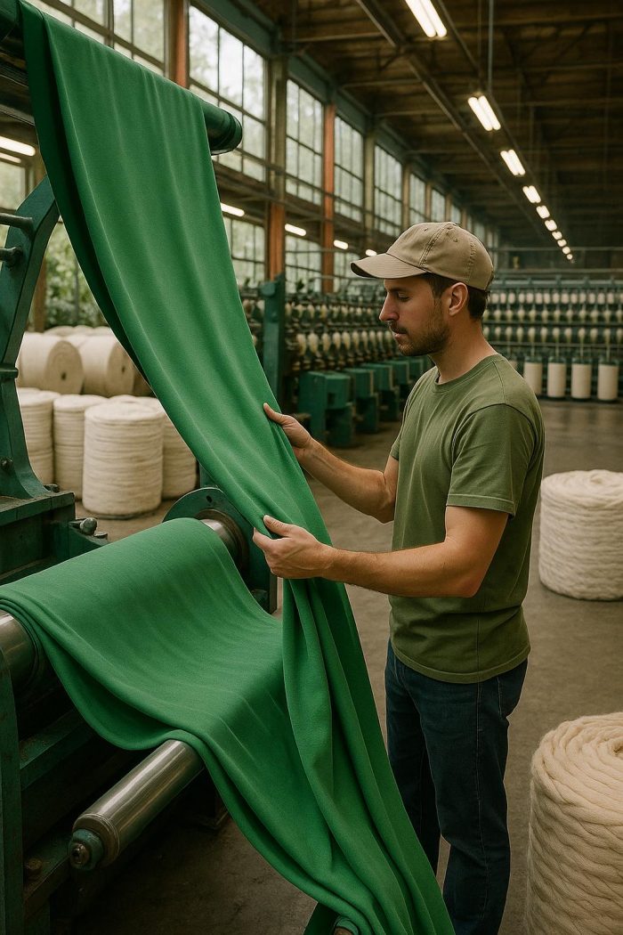 Sustainable textile production in mills