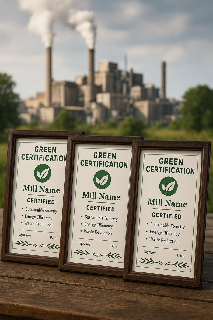 Green certifications for mills