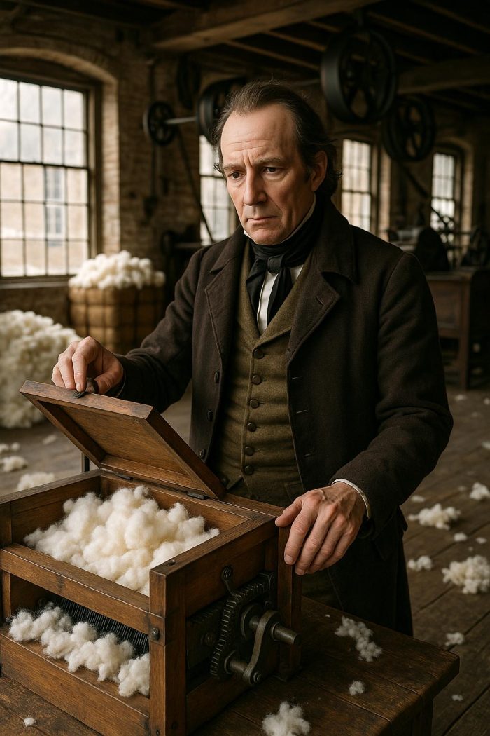 Eli Whitney and cotton ginning mills